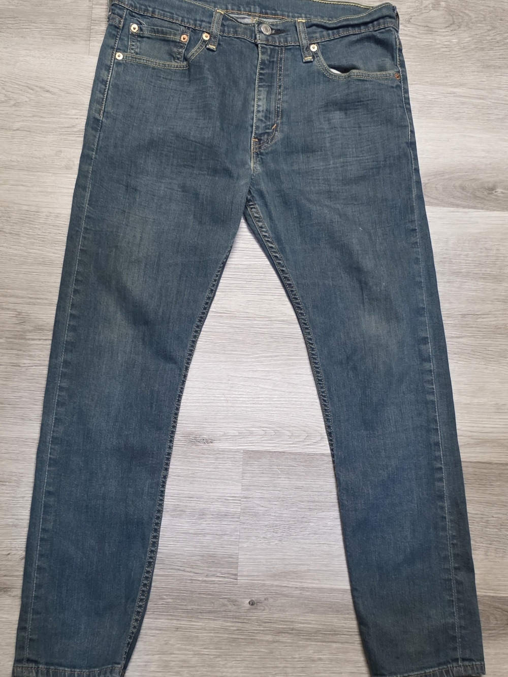 Levi's Men's Dark Blue Slim Straight Jeans